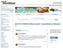 Tablet Screenshot of dietitian.com